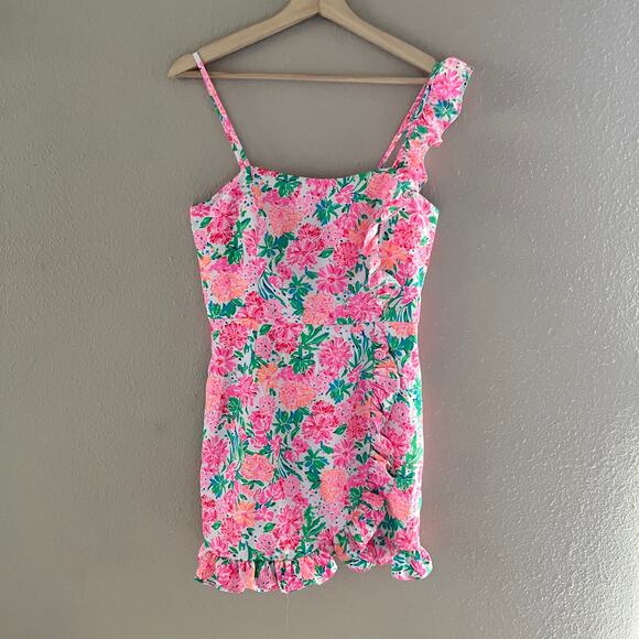 MOVING SALE: Lilly Pulitzer Floral romper dress - Picture 11 of 11